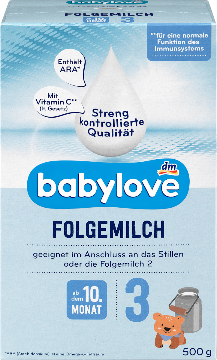 babylove Folgemilch 3 ab dem 10. Monat 500 g dauerhaft g nstig
