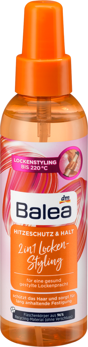 Balea 2in1 Locken-Styling Hitzeschutz & Halt, 150 ml