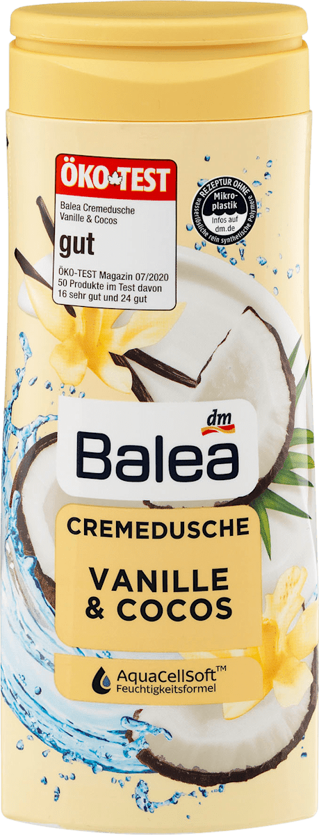 BALEA CREMEDUSCHE VANILLE&KOKOS 300 ML