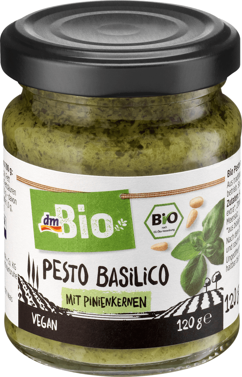 dmBio Pesto Basilico mit Pinienkerne, 120 g dauerhaft günstig online