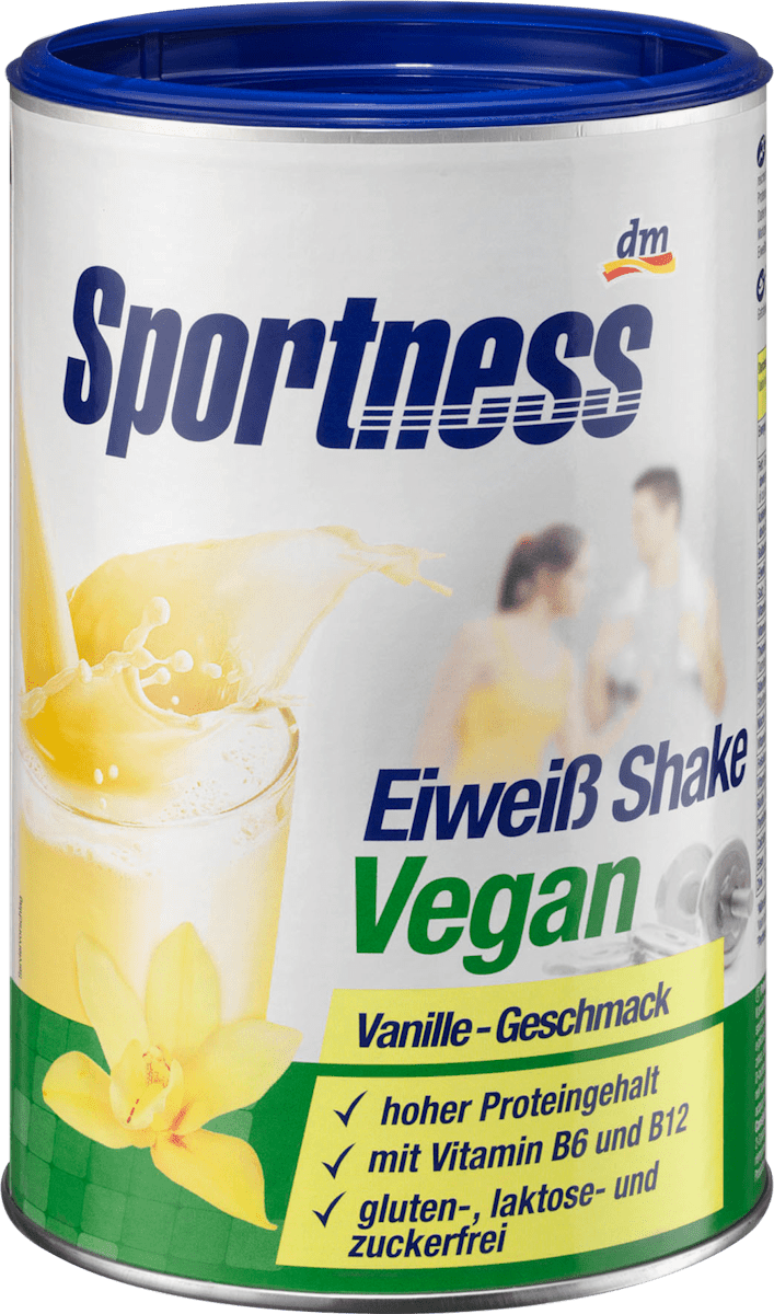 Sportness EiweißShake Pulver, Vegan, VanilleGeschmack, 300 g dauerhaft günstig online kaufen