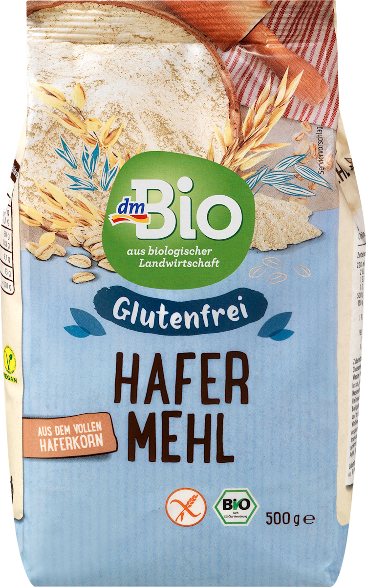 dmBio Mehl, HaferMehl, glutenfrei, 500 g dauerhaft günstig online