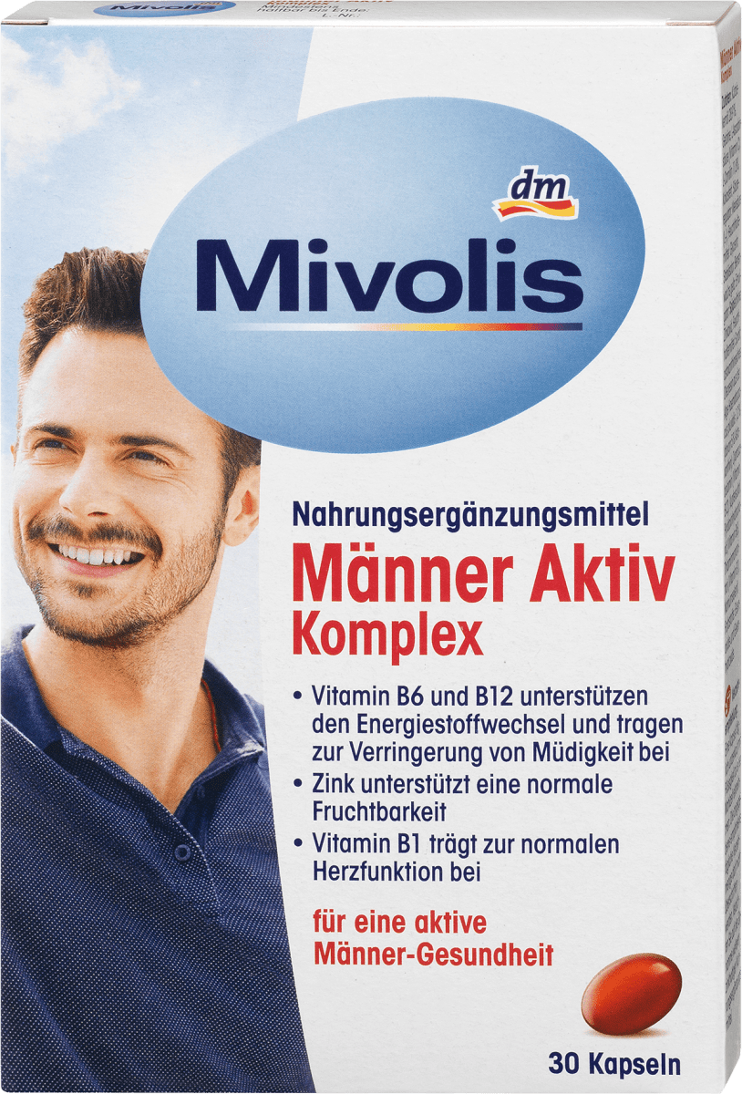 Mivolis Männer Aktiv Komplex Kapseln, 26 g