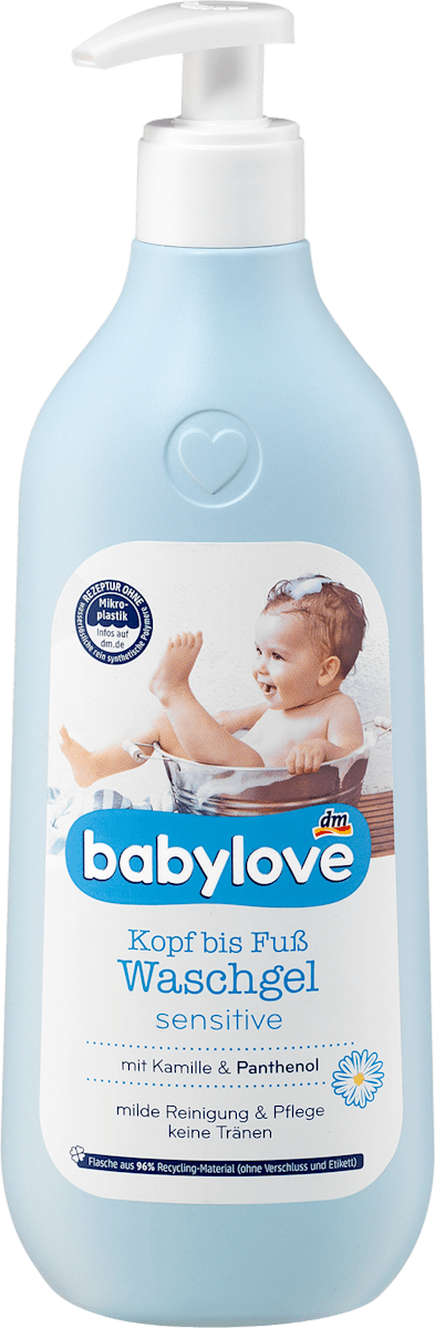 babylove Baby Waschgel Kopf bis Fu sensitive 500 ml dauerhaft