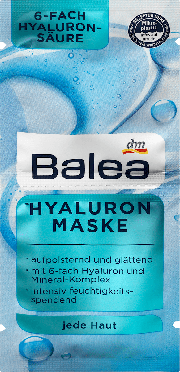 Balea Hyaluron maska za lice, 16 ml trajno povoljna online kupnja | dm.hr