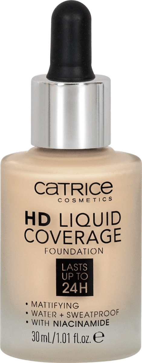 CATRICE HD Liquid Coverage tekući puder – 032 Nude Beige, 30 ml