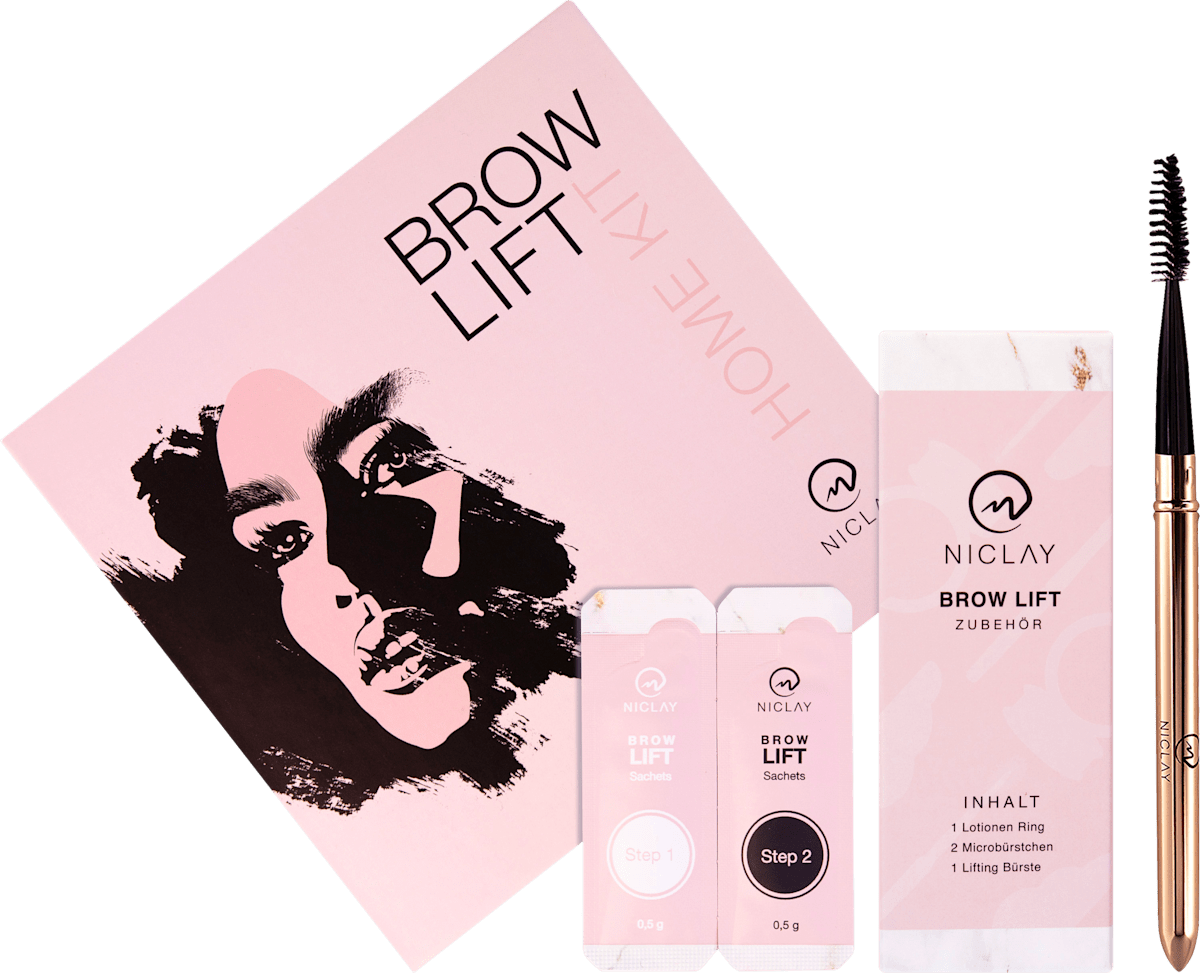 NICLAY Augenbrauenlifting Set Brow Lift Home Kit 1 St dauerhaft