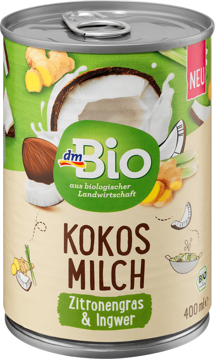 dmBio Kokosmilch Zitronengras und Ingwer, 400 ml dm Dauerpreis ...