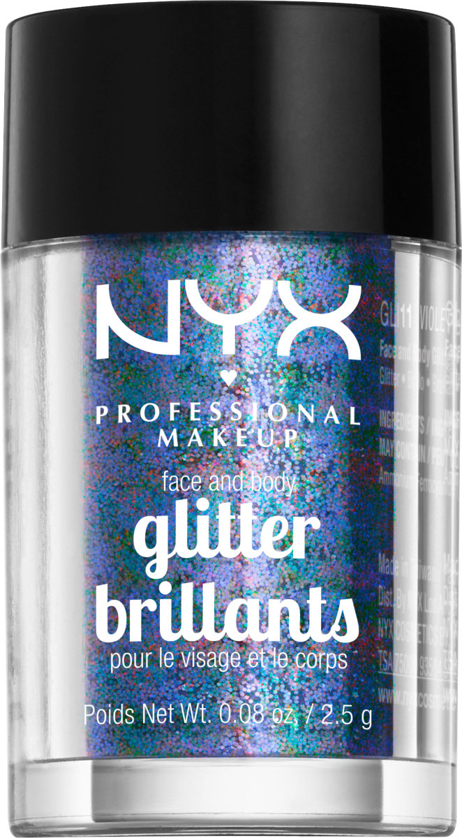 NYX PROFESSIONAL MAKEUP Face And Body Glitter Violet 11, 2,5 g dauerhaft  günstig online kaufen
