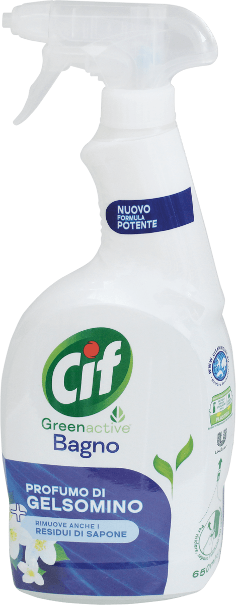 Cif Spray bagno Greenactive profumo di gelsomino, 650 ml Acquisti online  sempre convenienti