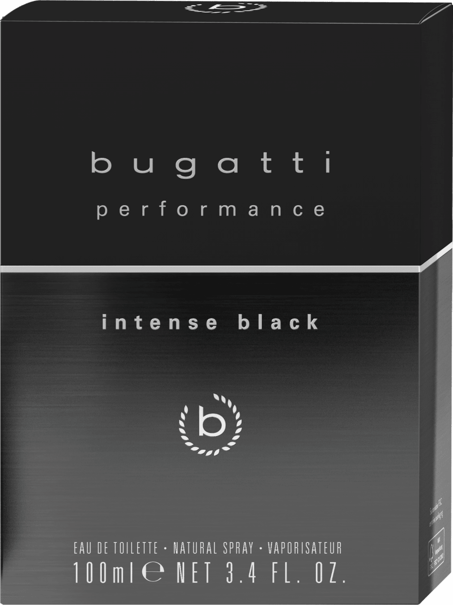 bugatti Eau de Toilette Intense Black, 100 ml