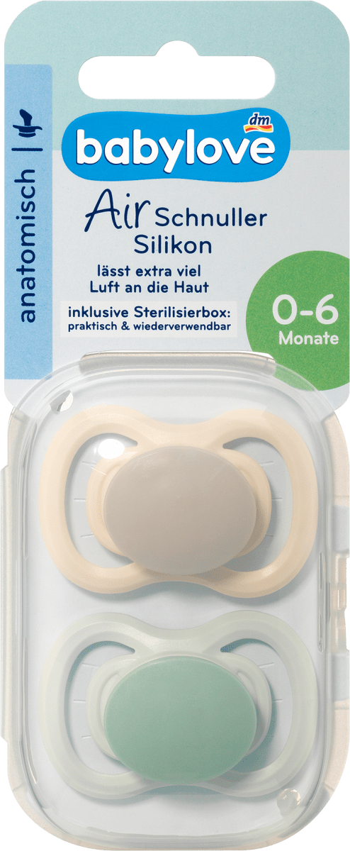 Suavinex Silikon Schnuller 2er-Pack - Physiologischer Sauger Für Babys 0-6 Monate