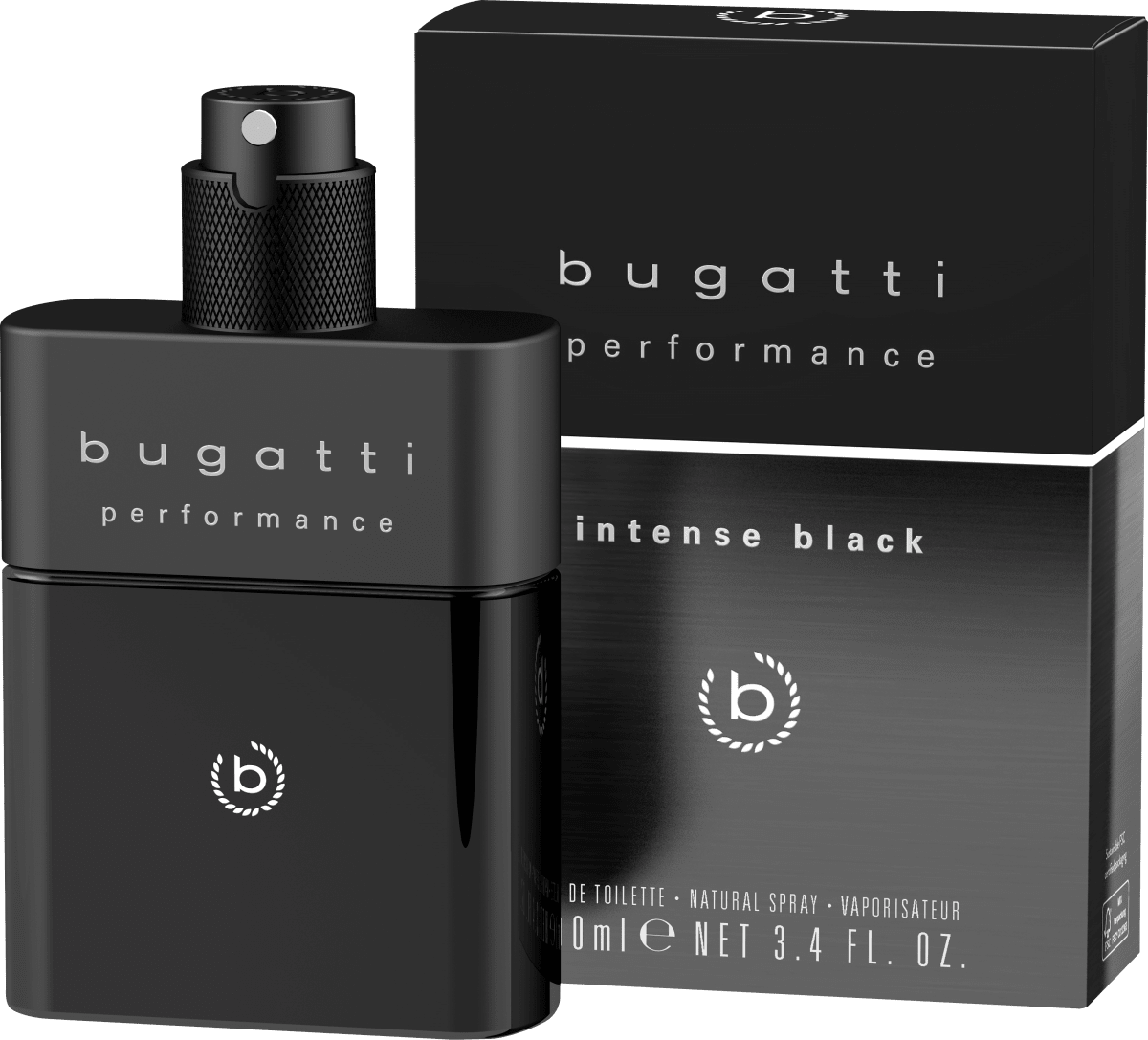 bugatti Performance Intense Black Eau de Toilette, 100 ml dauerhaft günstig  online kaufen