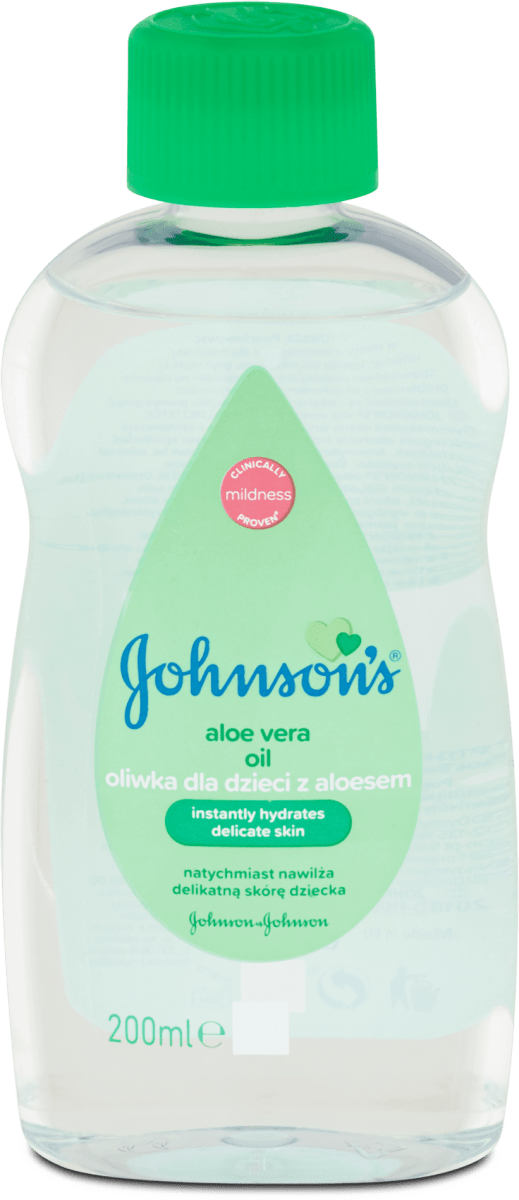 Johnson s baby olej aloe vera 200 ml dm.cz