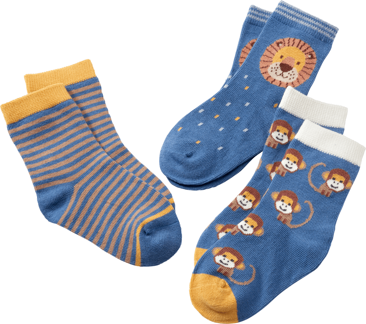 MAC BEEN Affen-Socken Unisex - Lustige Tiermotive Socken In Einheitsgröße