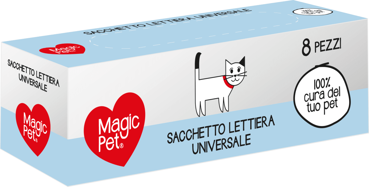 Magic Pet Sacchetti igienici per lettiera per gatti, 8 pz Acquisti online  sempre convenienti