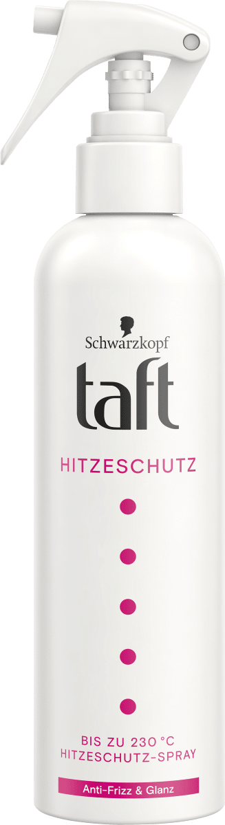 Taft Spray Hitzeschutz (250 ml), Hitzeschutzspray bietet Schutz bis zu 230  °C, für bis zu 72 h Anti-Frizz-Effekt mit natürlich aussehendem Glanz :  : Kosmetik