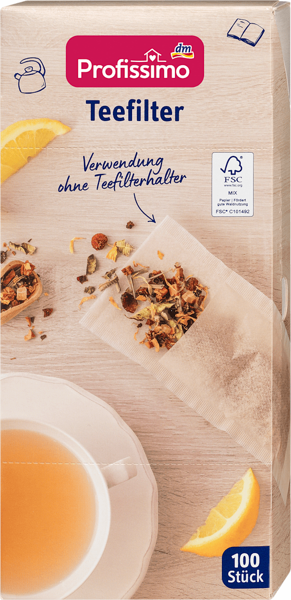 Profissimo Filter vrečke za čaj, 100 kos vednougoden spletni nakup dm.si