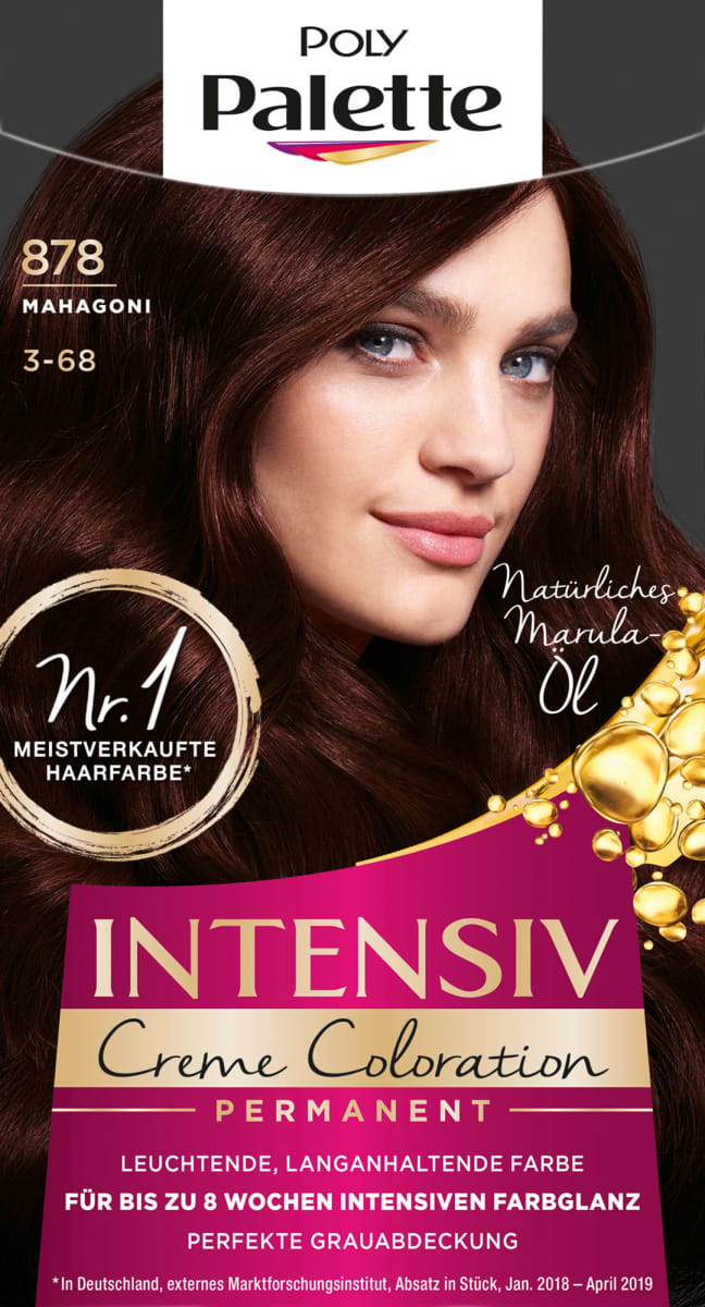 Poly Palette Haarfarbe 878 Mahagoni, 1 St dauerhaft günstig online kaufen dm.de