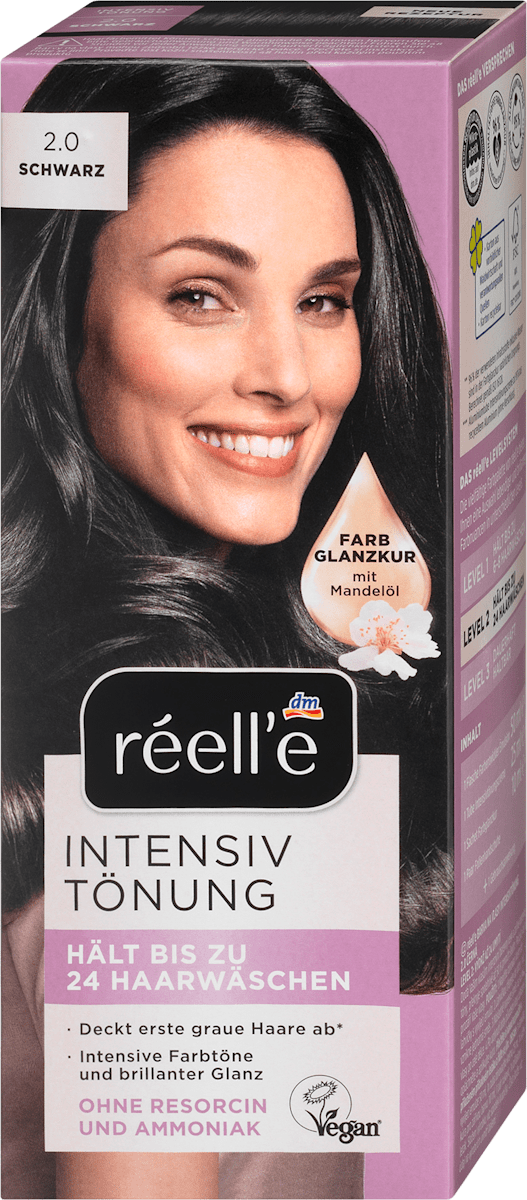 schwarzes bis graues Haar