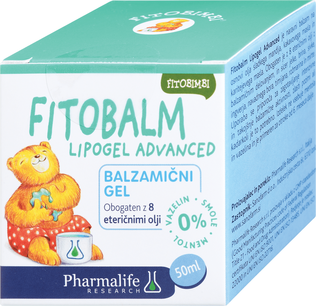 FITOBIMBI Balzamični gel za otroke FITOBALM, 50 ml vednougoden spletni