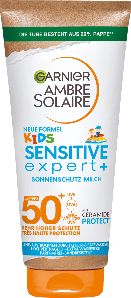 Garnier Ambre Solaire Ambre LSF 175 Sensitive+ Sonnenschutz-Milch, Kids 50+, ml