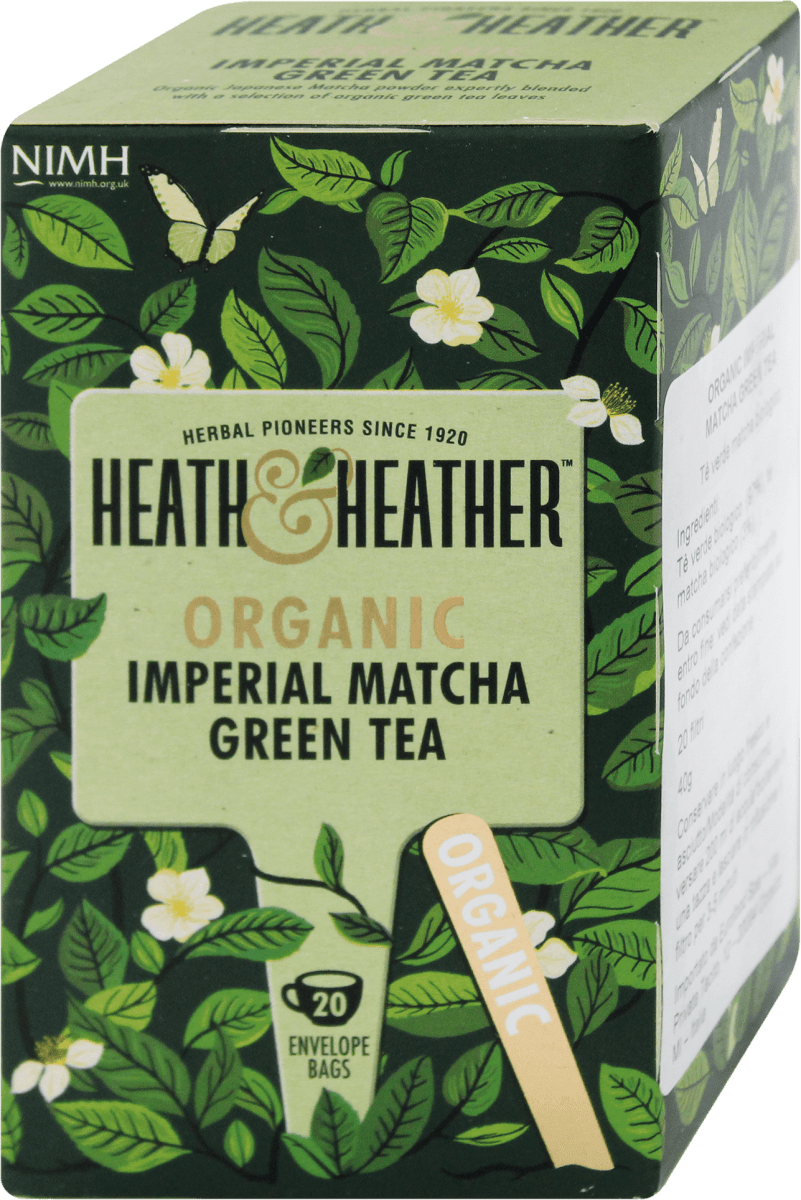 Heath & Heather Tè verde matcha imperial biologico, 40 g Acquisti