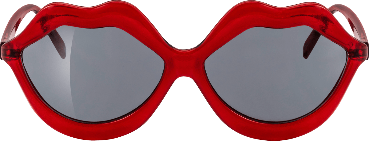 SUNDANCE Rote Party-Sonnenbrille in Kussmund-Form, 1 St dauerhaft günstig  online kaufen