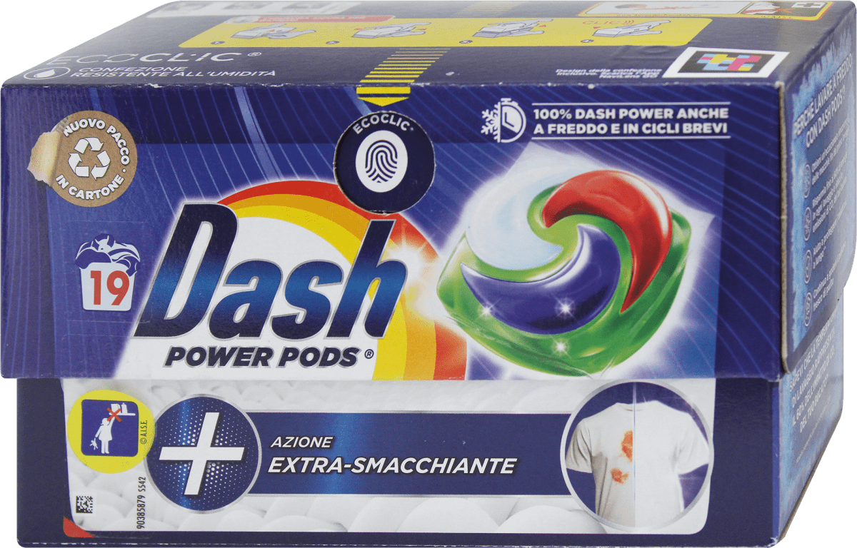 Dash Power Pods Extra-Smacchiante, 19 pz Acquisti online sempre convenienti