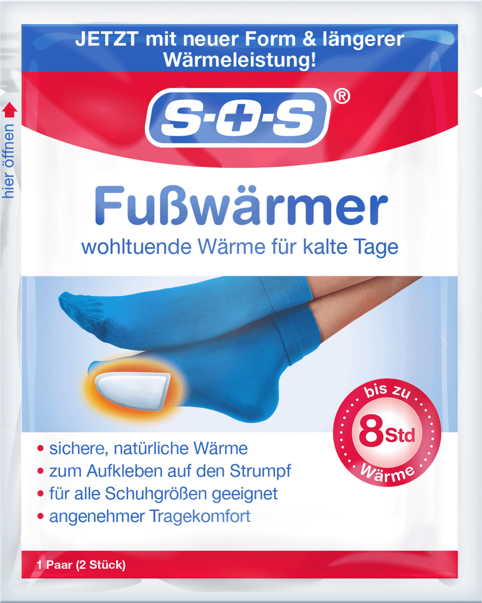 SOS Fußwärmer (2 Stück), 1 St dauerhaft günstig online kaufen