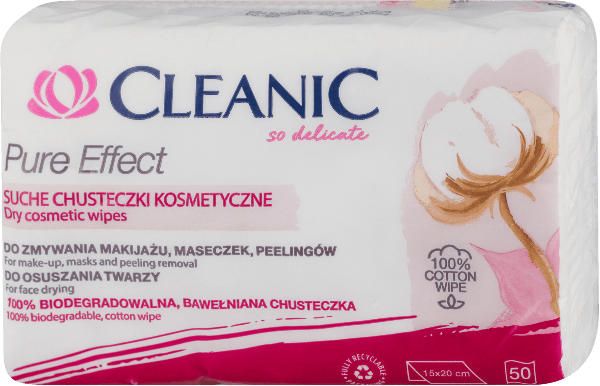 CLEANIC Cleanic suve maramice za lice, 50 kom uvek povoljna online
