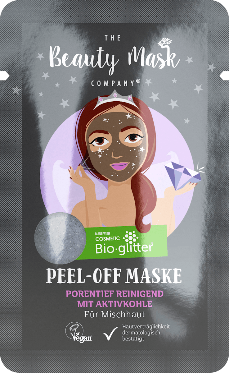 THE Beauty Mask COMPANY PeelOff Maske mit Aktivkohle, 10 ml dm