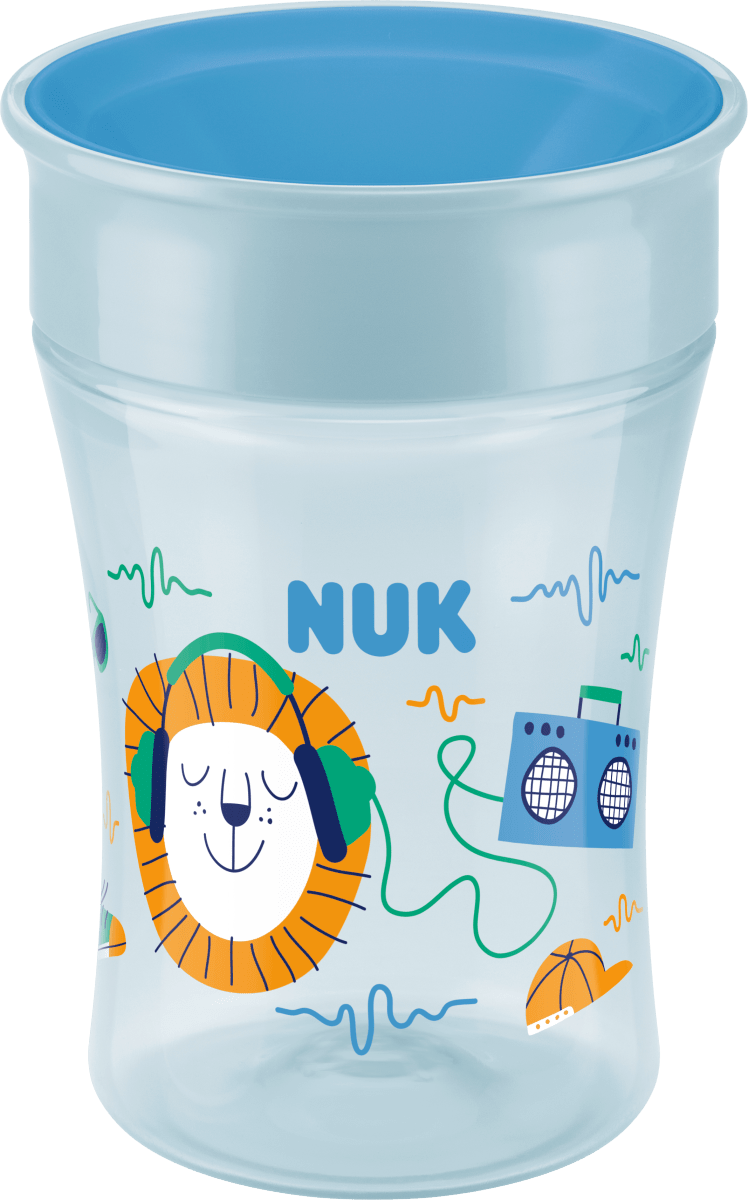 NUK Trinklernbecher Evolution Magic Cup blau, 230 ml, 1 St dauerhaft  günstig online kaufen