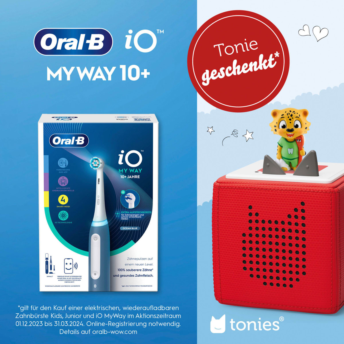 Oral-B St günstig ab My iO Jahren, kaufen online dauerhaft 1 Zahnbürste Elektrische 10 Way,