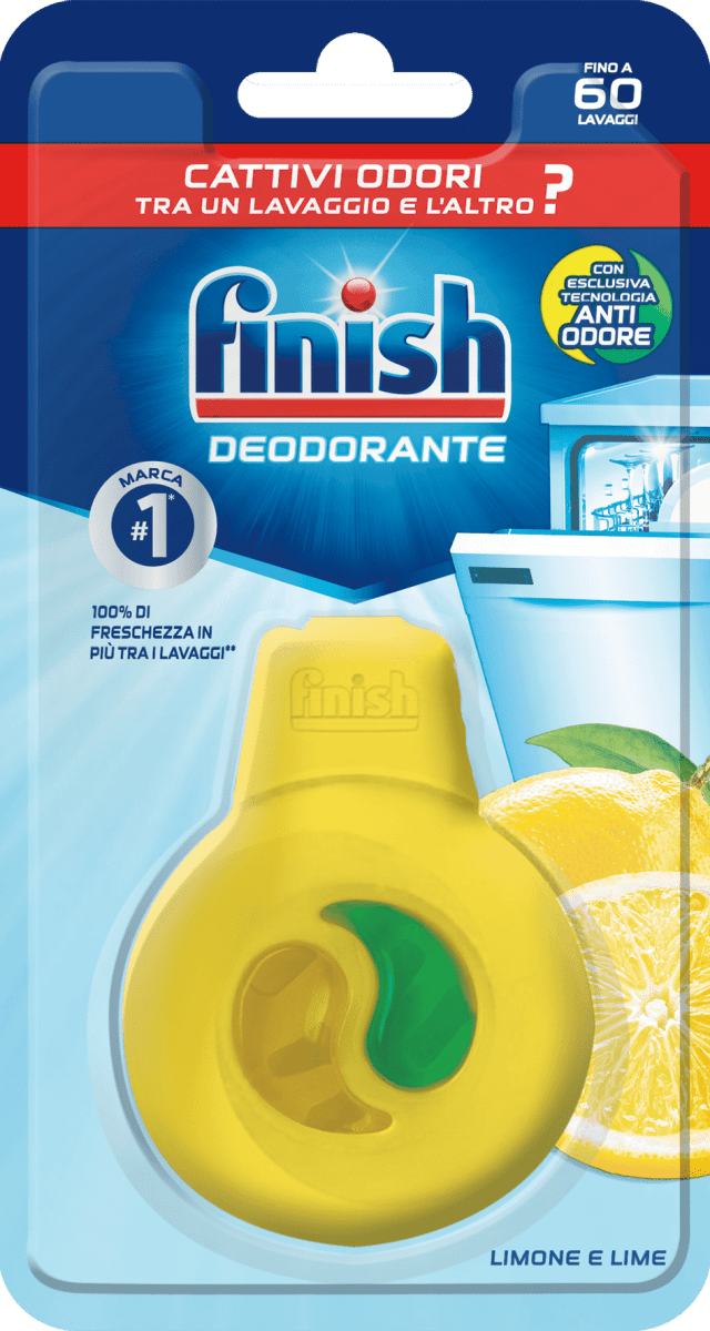 Finish Deodorante Limone e Lime per lavastoviglie, 1 pz Acquisti online  sempre convenienti