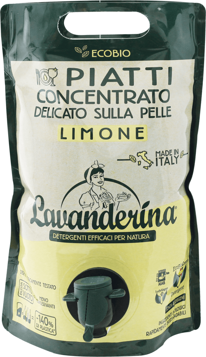 Lavanderina Ricarica detersivo piatti al limone, 1,5 l Acquisti