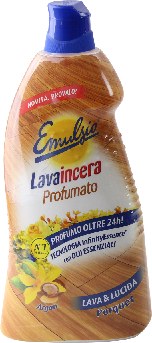 Emulsio Ravviva Detergente Parquet Olio di Mandorla e Legno di Sandalo 750  ml
