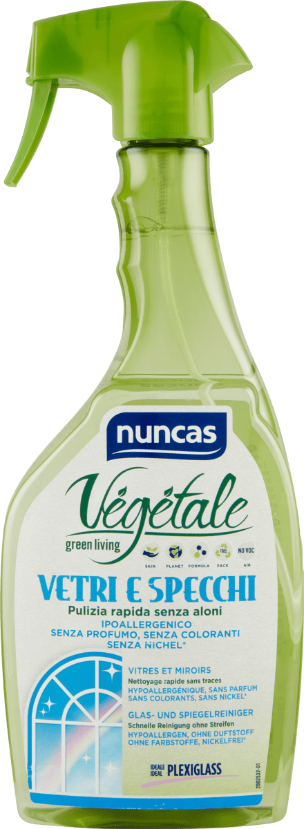 nuncas Vegetale Vetri & Specchi, 750 ml Acquisti online sempre convenienti