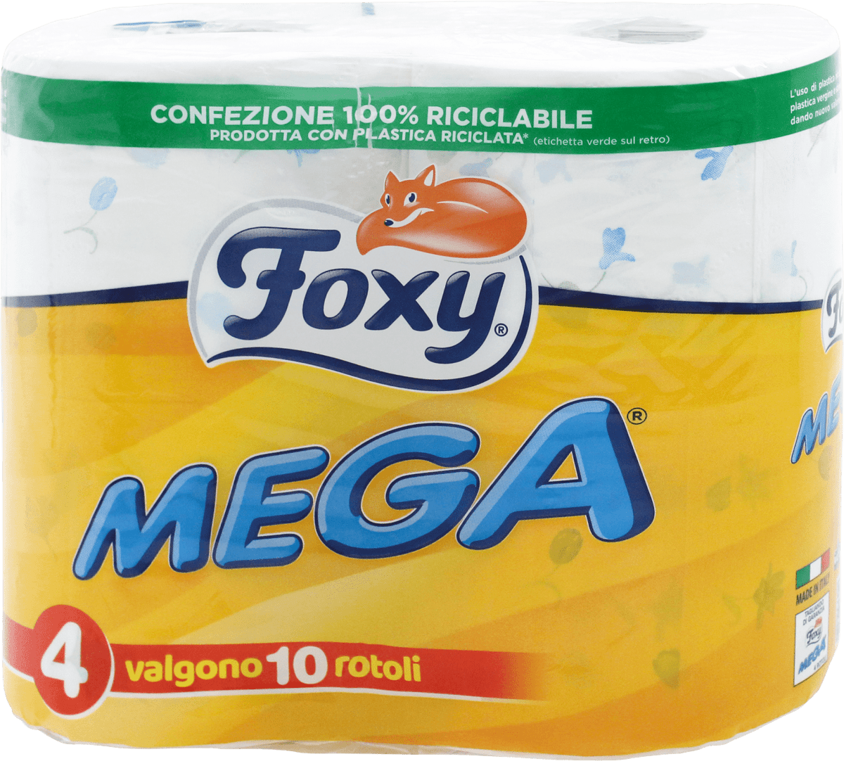 Foxy Carta igienica Mega, 4 pz Acquisti online sempre convenienti