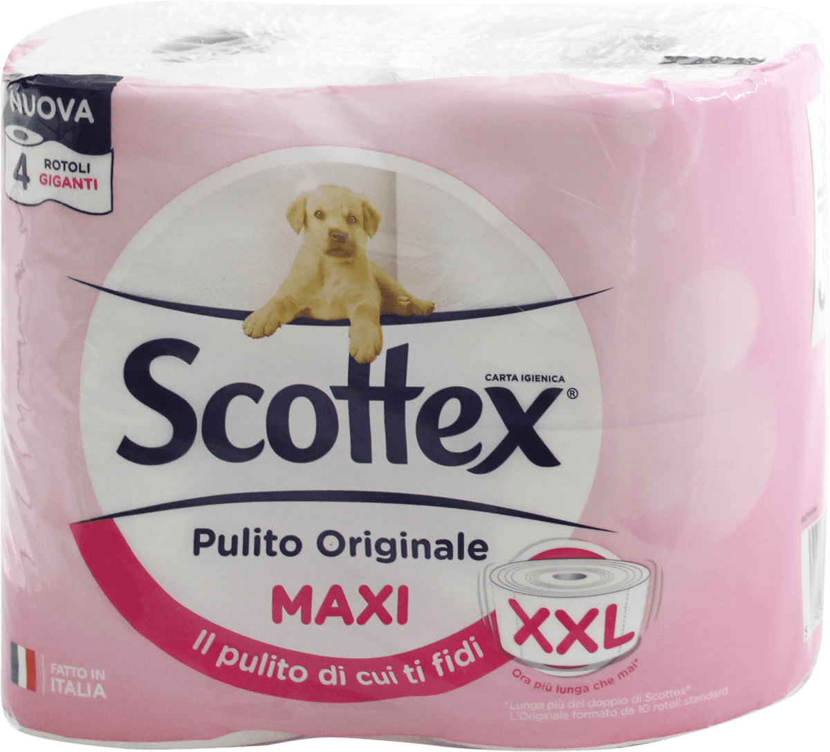 Scottex Carta igienica Pulito Originale Maxi XXL, 4 pz Acquisti online  sempre convenienti