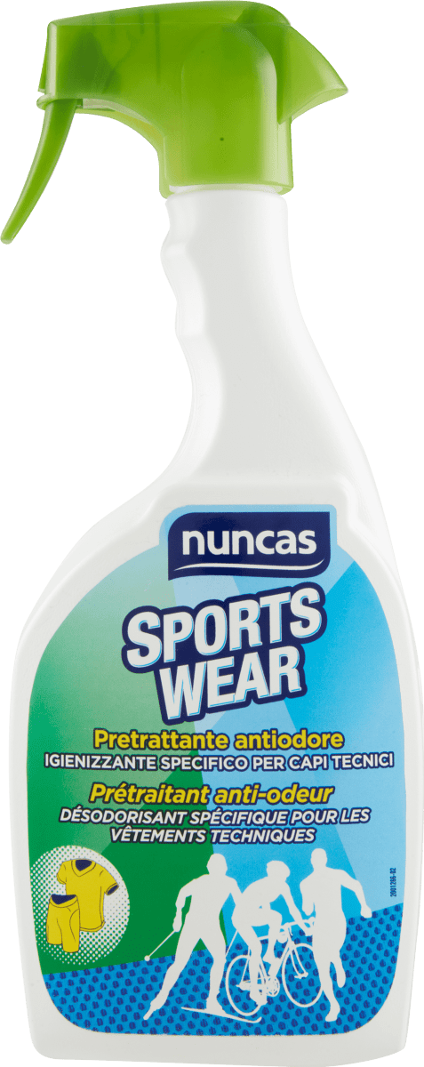 nuncas Sportswear spray pretrattante antiodore, 500 ml Acquisti online  sempre convenienti