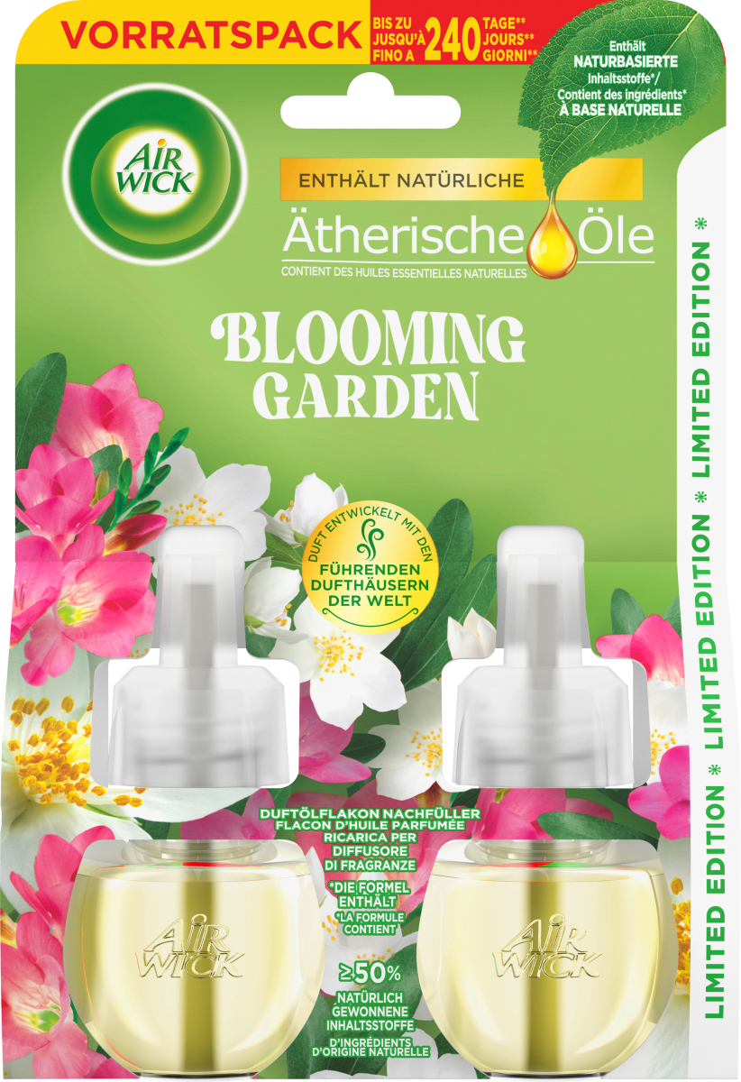 AirWick Duftstecker Blooming Garden Nachfüllpack, (2x19 ml), 38 ml