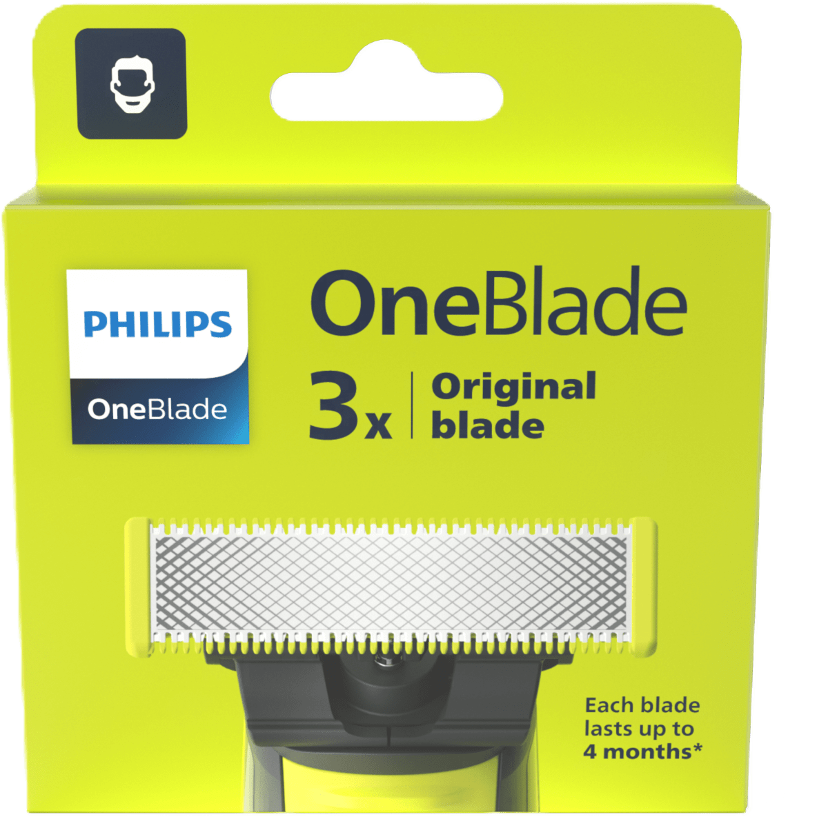 PHILIPS OneBlade Lama di ricambio OneBlade confezione tripacco, 3 pz  Acquisti online sempre convenienti