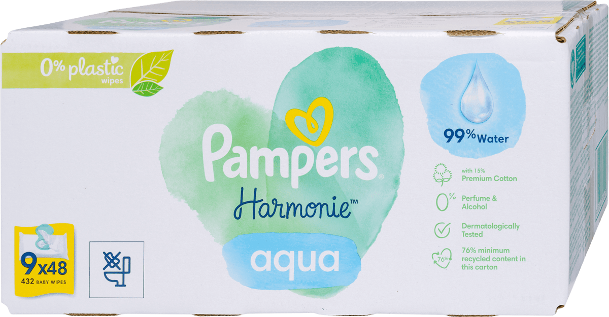Pampers Aqua Harmonie - 48 Lingettes