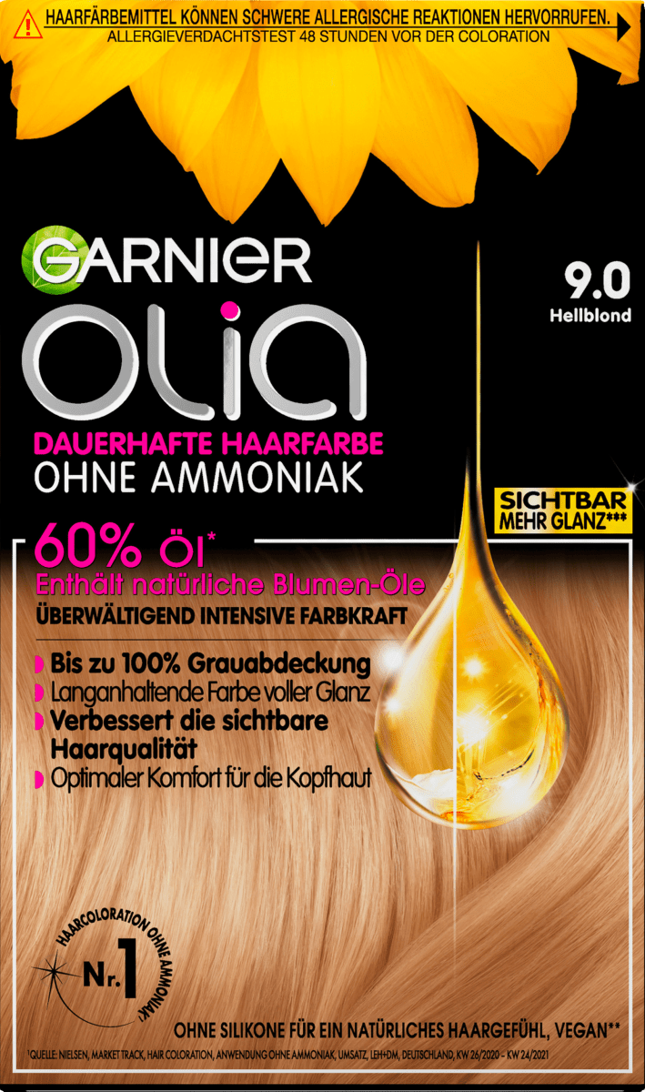 Olia Hellblond, Haarfarbe online 9.0 St dauerhaft Garnier günstig kaufen 1