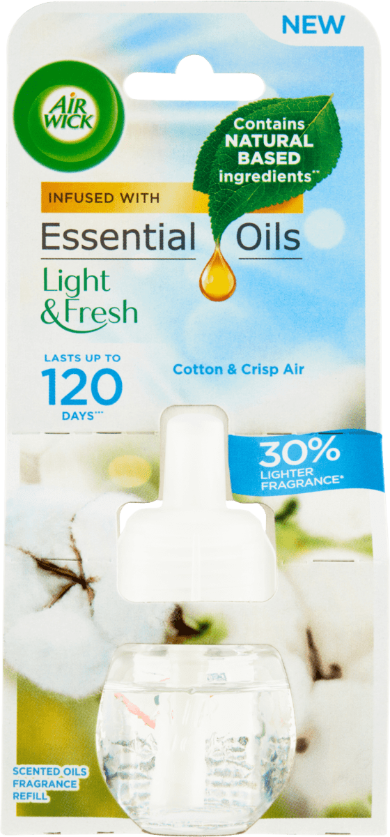 AIR WICK Essential Oils Light & Fresh tekutá náplň do elektrického