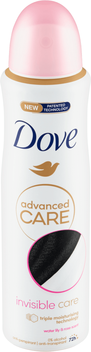 DOVE DEODORANTE SPRAY INVISIBLE LILY ROSE 150ML