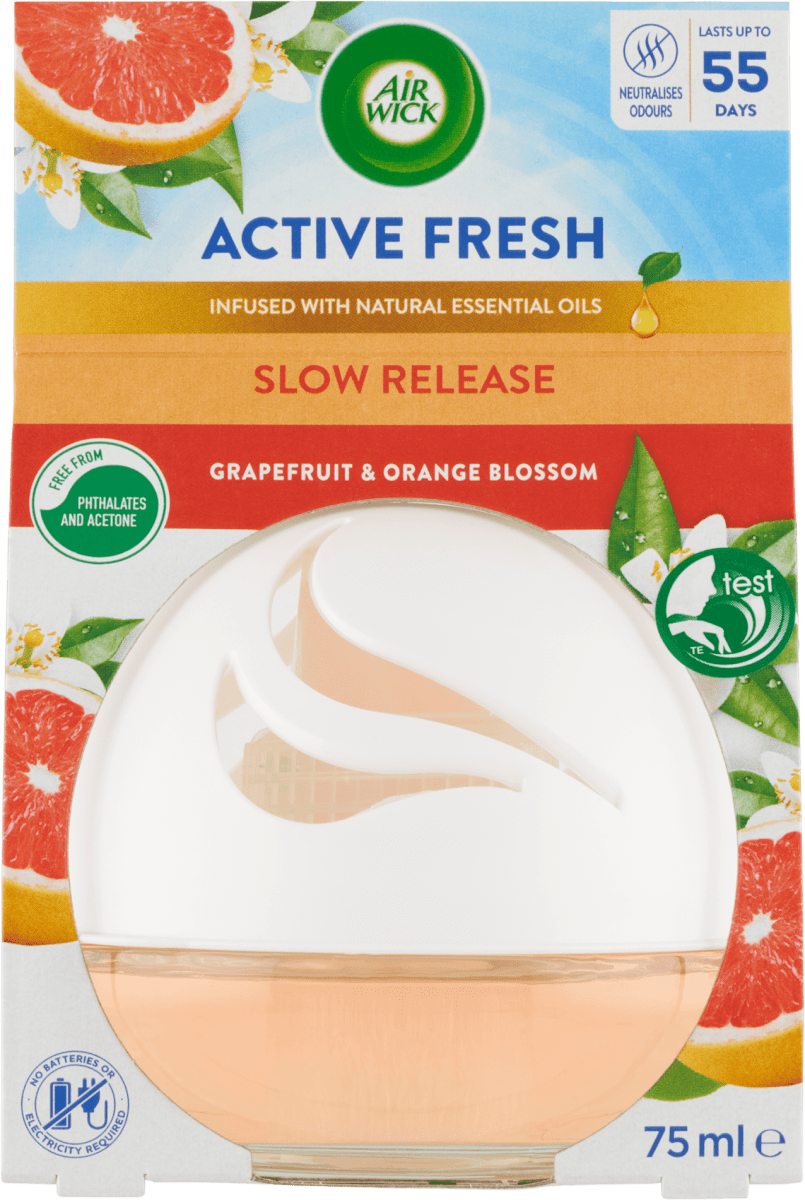 AIR WICK osvěžovač vzduchu Active Fresh Decosphere grapefruit a