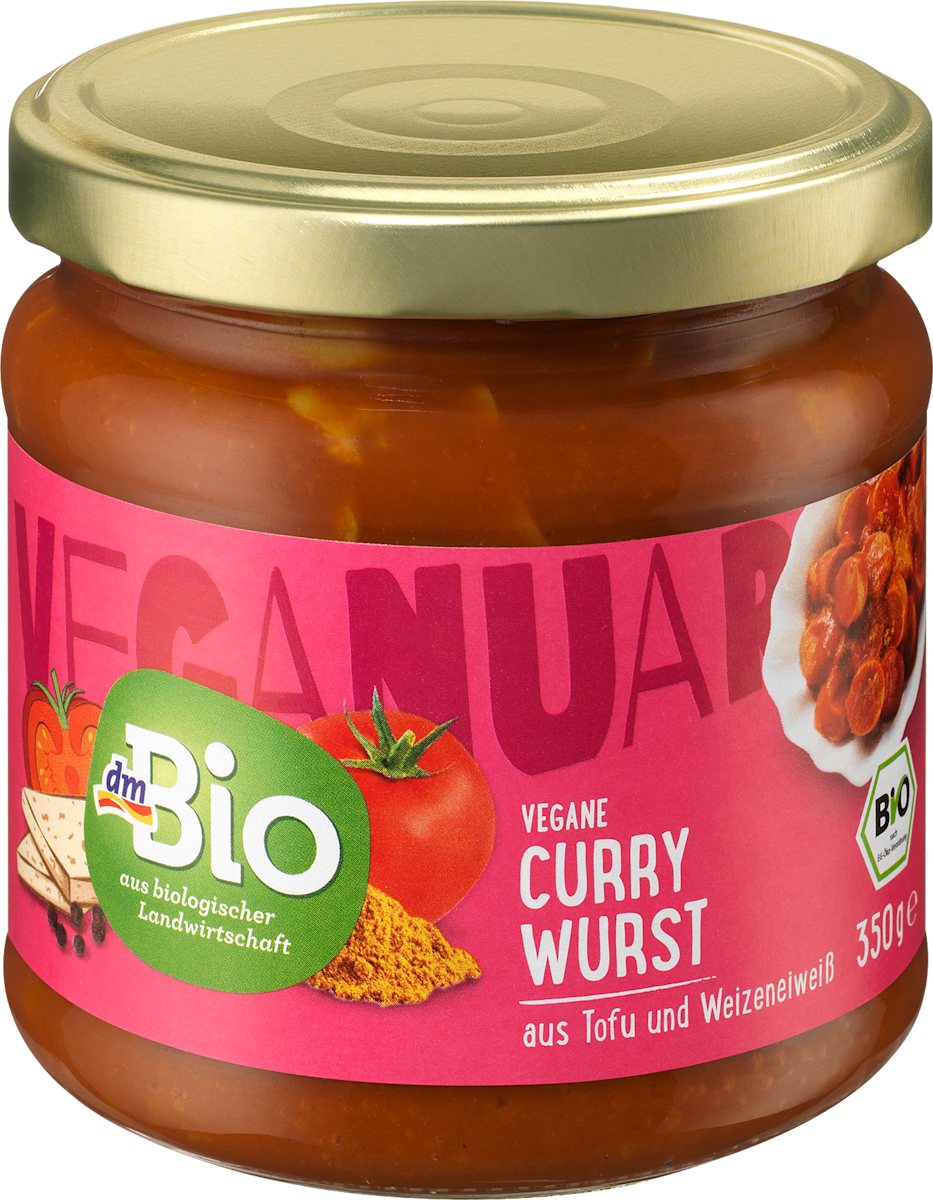 dmBio Veganuary Curry Wurst, 350 g dm.at