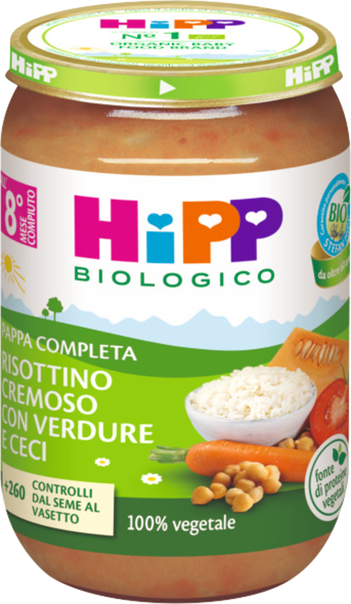 HIPP Omogeneizzato risottino verdure e ceci, 220 g Acquisti online sempre  convenienti